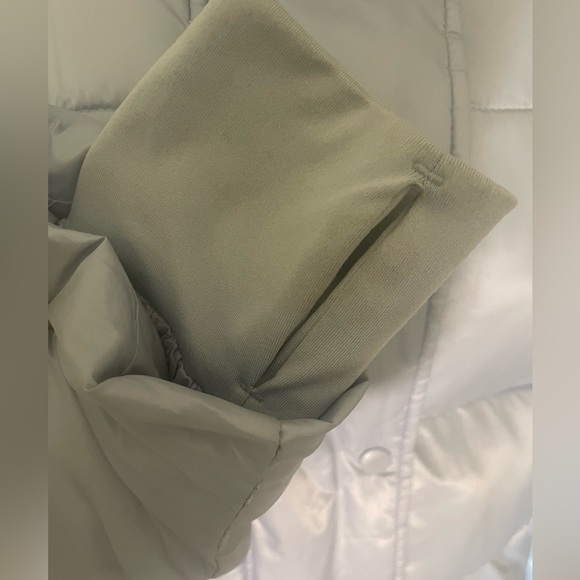 Gap Big Puff Cropped Jacket, Light Blue, Sz, Med. - Picture 10 of 16